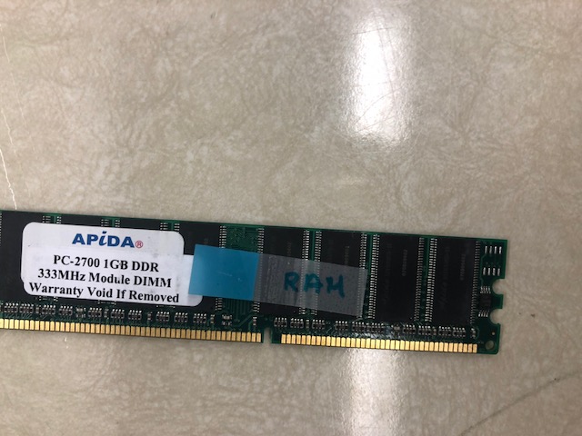 RAM or also known as Random Access Memory.